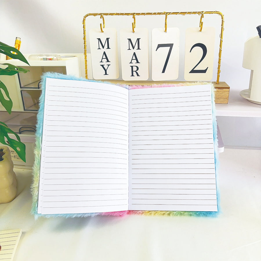 نوت بوک مخمل دار A5 Cute Star Diary